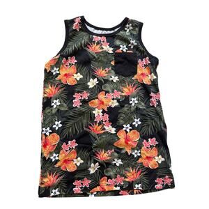 NWOT Childrens Place Sport Tropical GreenTank Top T-Shirt X-Large